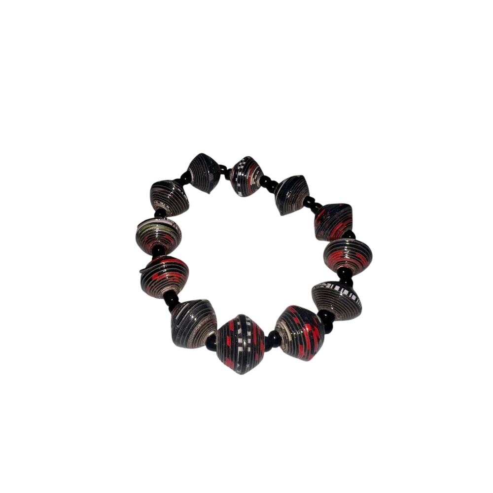 Iris Apfel & Bajalia Bold & Beautiful Recycled Paper Bracelet